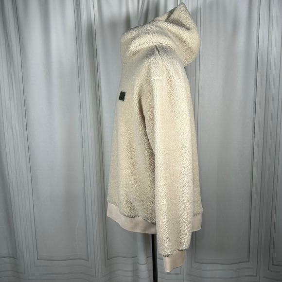 Men's XL Cream Scotch & Soda Sherpa Pullover Hoodie - Picture 9 of 16